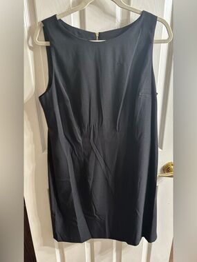 Alyx Black Sleeveless Mini Shift Dress